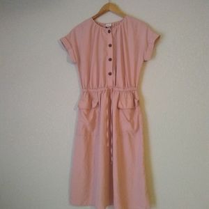 Pink a new day dress size xs light vintage cooling